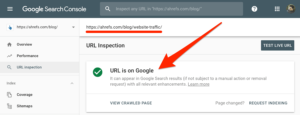 url » Search Console